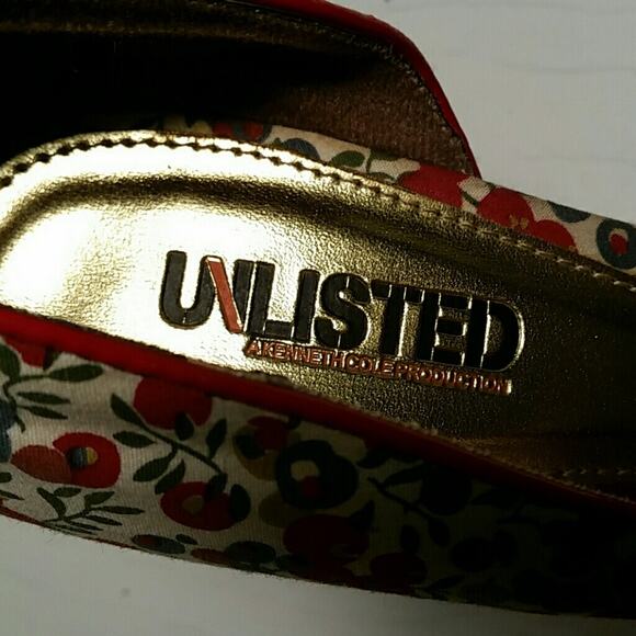 Unlisted Floral Heels. 8M - Picture 2 of 6